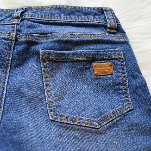 Michael Kors Med Wash Skinny Crop Jeans, Size 2 - Picture 5 of 5